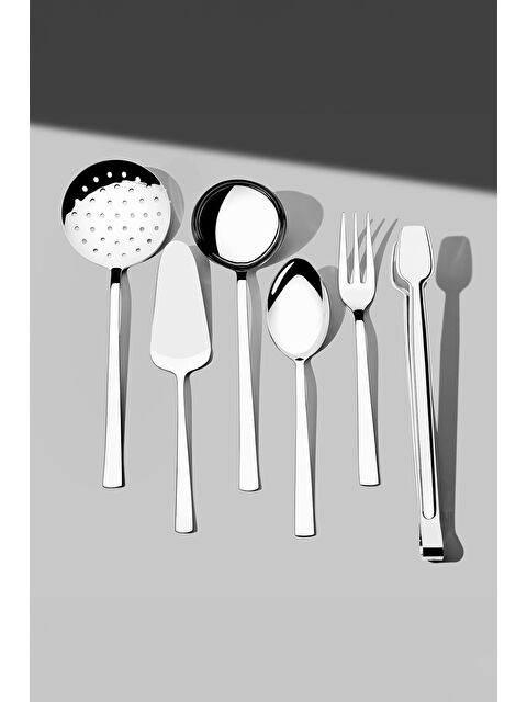 Nehir Deniz Sade 6 Parça Paslanmaz Çelik Servis Takımı - S000520816-18105