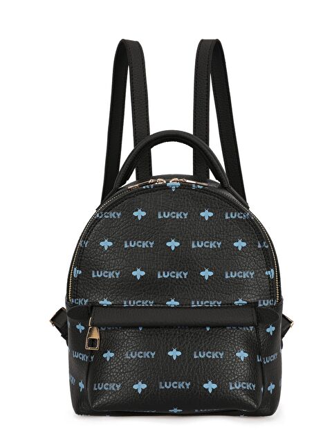 Lucky Bees Desenli Kadın Orta Boy Sırt Çantası - S000114302-19351
