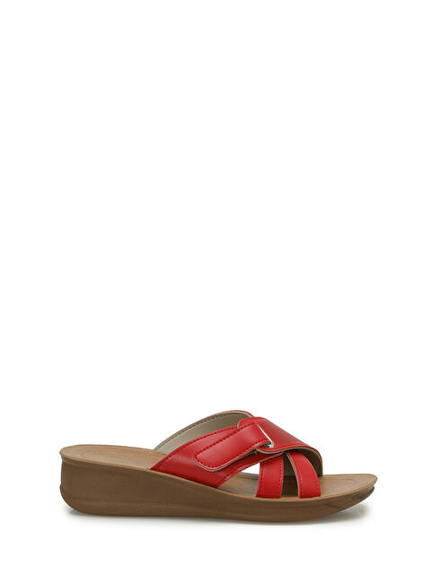 Polaris 409011.Z6FX Kırmızı Kadın Ev Terliği