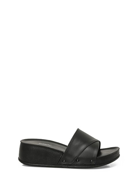 Polaris 162823.Z6FX Siyah Kadın Ev Terliği