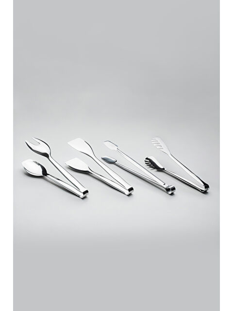 Nehir 4 Parça Paslanmaz Çelik Maşa Takımı