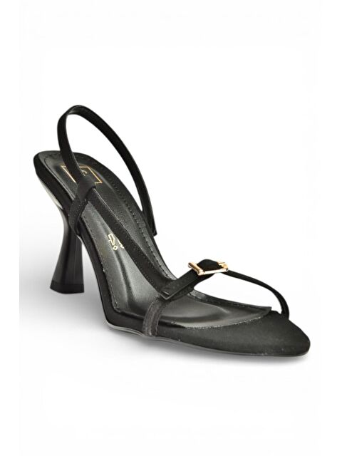 Fox Shoes Siyah Kadın Topuklu Ayakkabı Y518990102 - S000531894-19351