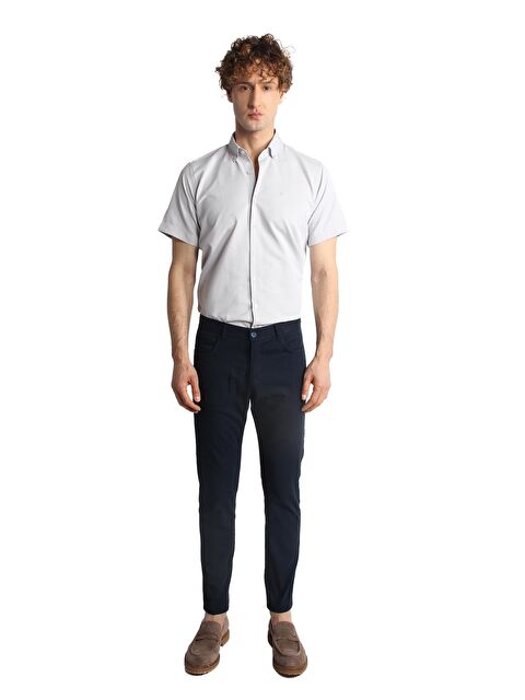 igs Erkek Lacivert Slim Fit / Dar Kalıp Pantolon - S000490474-21164