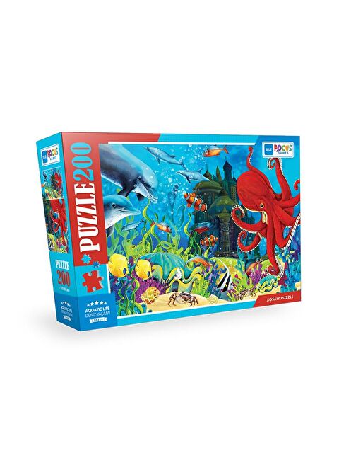 Blue Focus 200 Parça Puzzle - Denız Yaşamı (Aquatic Life) - S000067303-23173