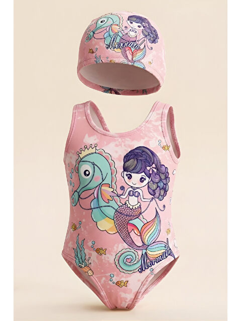 Modanino Kız Çocuk Boneli Mayo