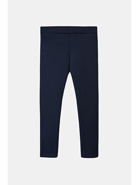 Lovetti Koyu Lacivert Kız Çocuk İçi Pelüş Extra Kalın Kışlık Tayt - S000318949-29672