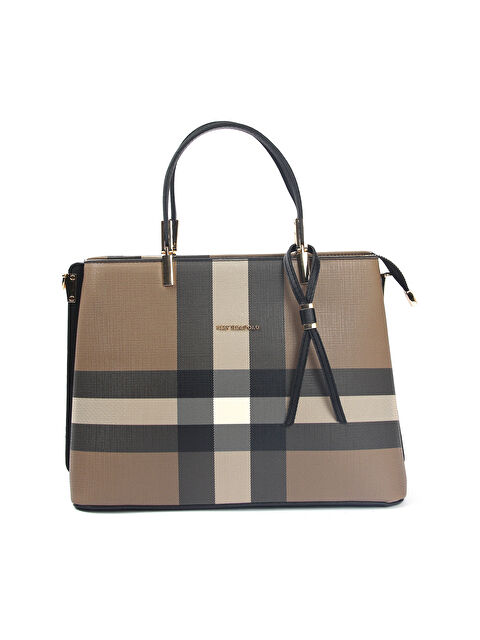 Silver Polo Kadın Postacı Çantası 924-33462 SILVER POLO ÇAPRAZ BAYAN ÇANTASI M80 KAHVE-MAT SİYAH - S000507351-19413