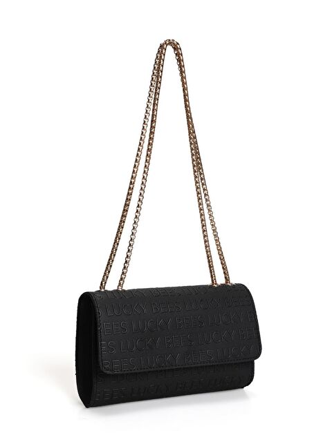 Lucky Bees Desenli Kadın El ve Omuz Çantası - S000114303-19351