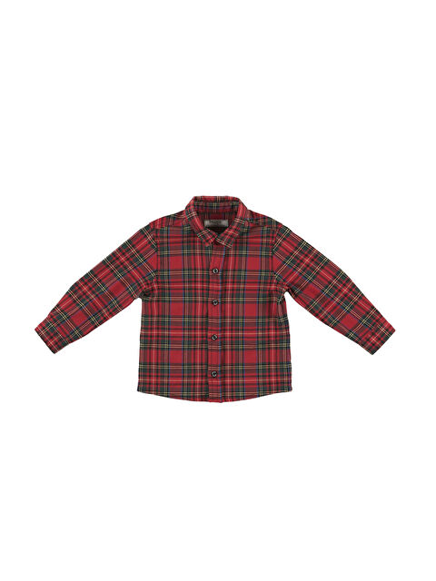 Panço Erkek Çocuk Ekose Desenli Gömlek - S000333733-20045
