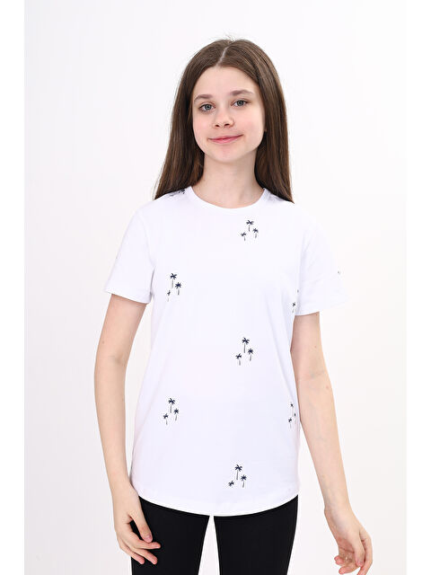 Toontoykids Kız Çocuk Baskılı Tişört - S000344766-20063