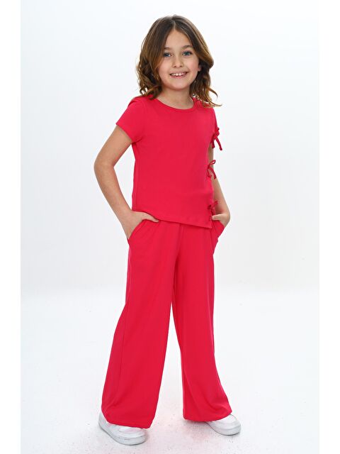 Toontoykids Kız Çocuk Fiyonk Detaylı Eşofman Takım - S000344776-19449