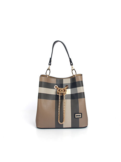 Silver Polo Kadın Postacı Çantası 967-33535 ÇAPRAZ BAYAN ÇANTASI M80 KAHVE-MAT SİYAH - S000507367-19413