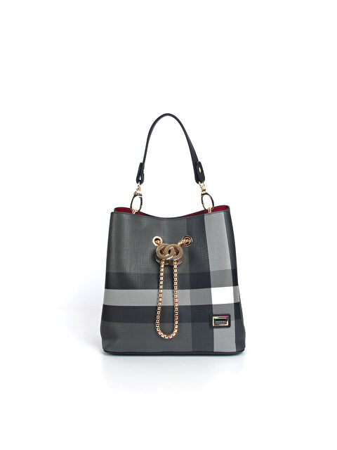 Silver Polo Kadın Postacı Çantası 967-33538 ÇAPRAZ BAYAN ÇANTASI M129 SİYAH-MAT SİYAH - S000507371-19351