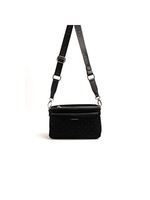 Silver Polo Kadın Çapraz Çanta 1184-46571 SILVER POLO ÇAPRAZ BAYAN ÇANTASI M158 SİYAH-NOVA SİYAH - S000507379-19351