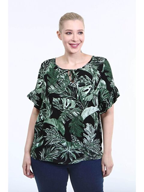 Mylinemoda Kolları Volanlı Bluz - S000239529-19351