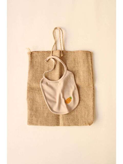 Oh La La Koala For Little Ones Ananas Nakışlı Biyeli Bebek Önlüğü 0-3 Ay - S000517095-26429