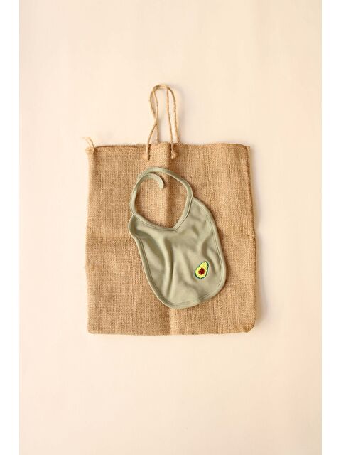 Oh La La Koala For Little Ones Avokado Nakışlı Biyeli Bebek Önlüğü 0-3 Ay - S000517096-18547
