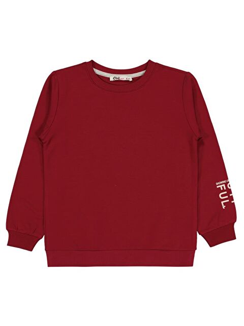 Civil Girls Basic 6-9 Yaş Sweatshirt - Bordo6-7 Yaş - S000483134-19952