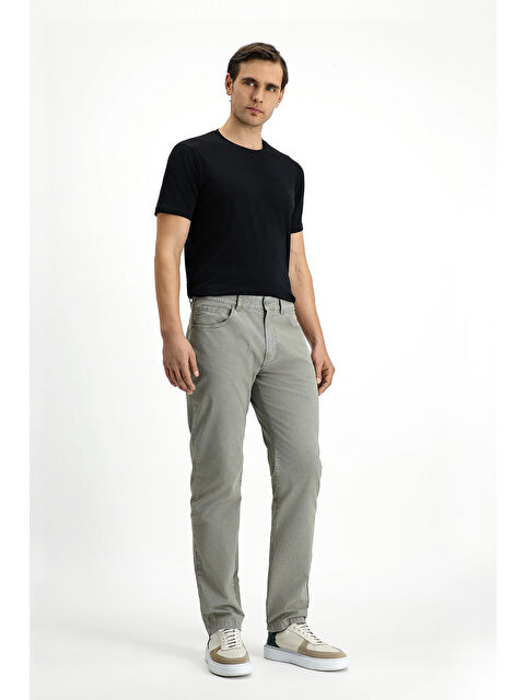 Kiğılı Regular Fit Elastanlı Kanvas / Chino Pantolon