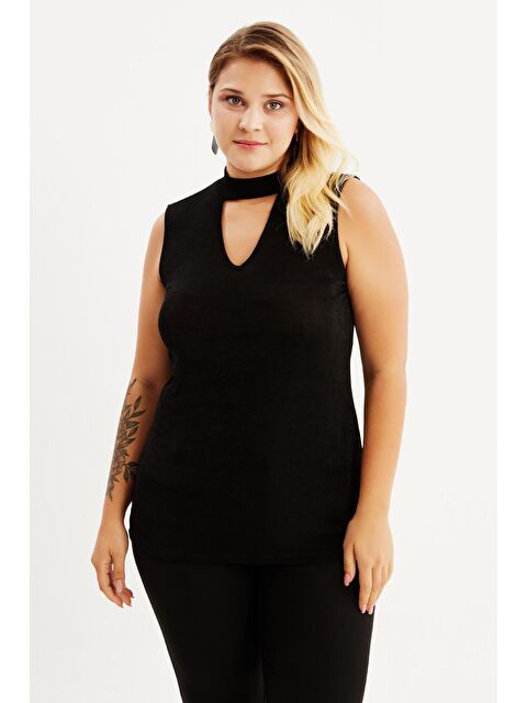 Mylinemoda Yaka Detay Buzzy Bluz - S000239548-19351