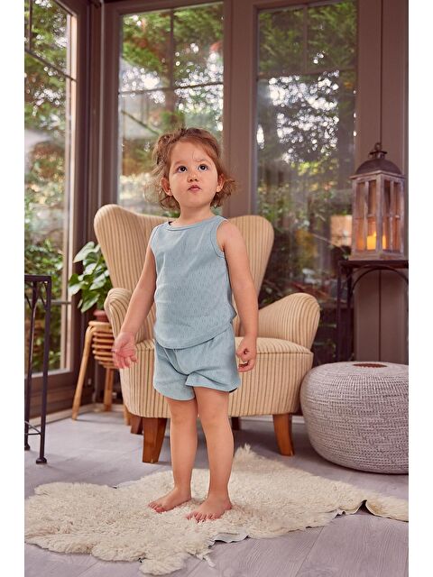 ZEYLAND Kız Çocuk Atlet Ve Şort Pijama Takımı - S000315214-18194