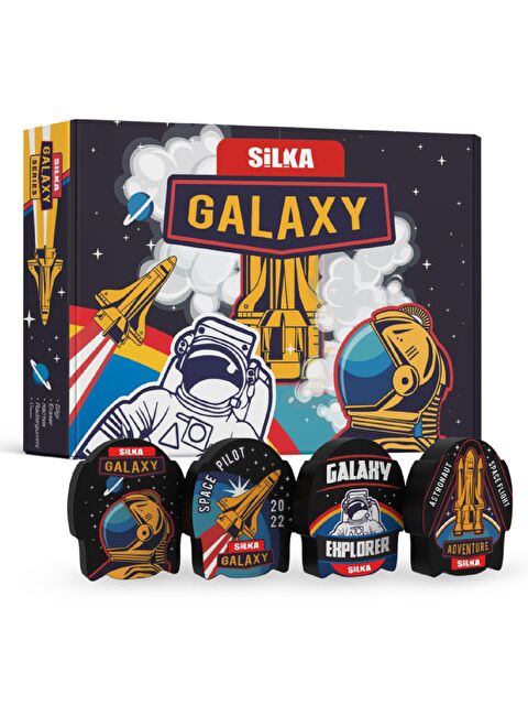 Silka Galaxy Desenli Silgi ART.55 (4 Adet Set) - S000212267-27074