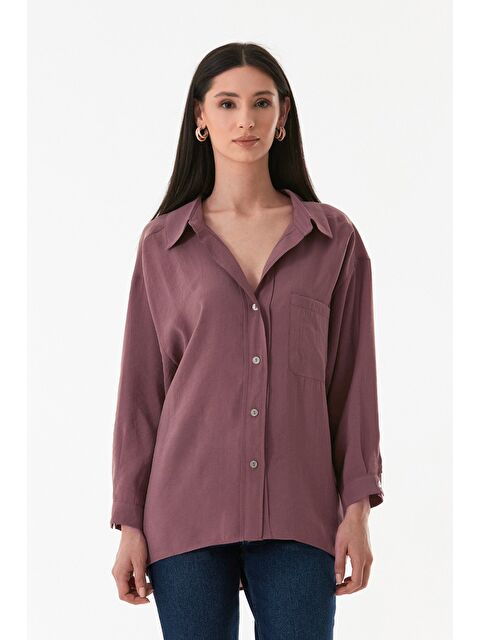 Fullamoda Basic Arkası Uzun Salaş Gömlek - S000380802-20028