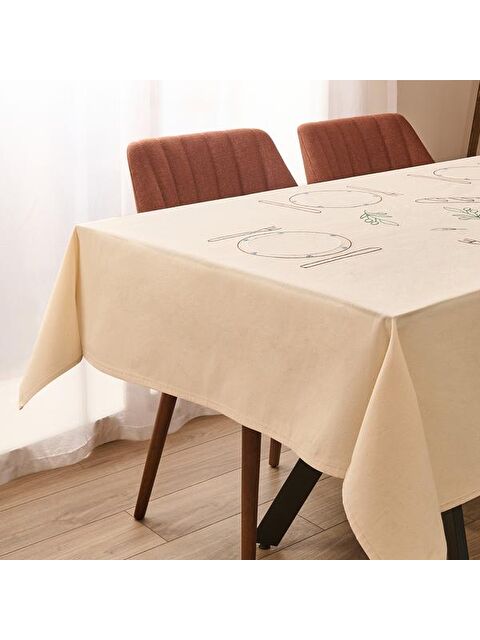 Evidea Soft Senem Masa Örtüsü - Bej - 145x200 cm - S000366378-19928