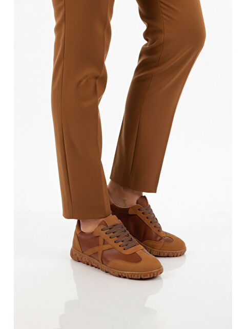 Ayakmod Taba Hakiki Deri Anatomik Kadın Casual Ayakkabı F-003 Z - S000530414-37454