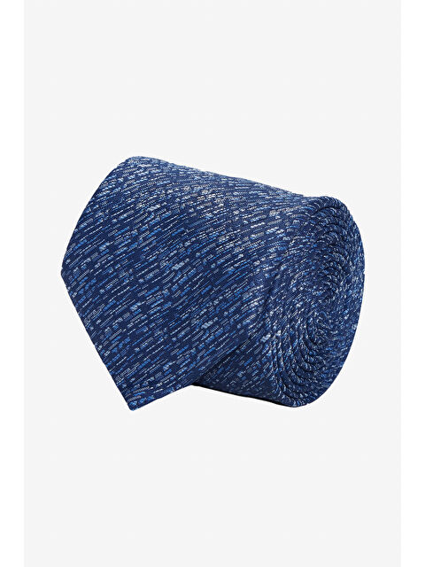 Altınyıldız Classics Erkek Lacivert-Mavi Desenli Kravat