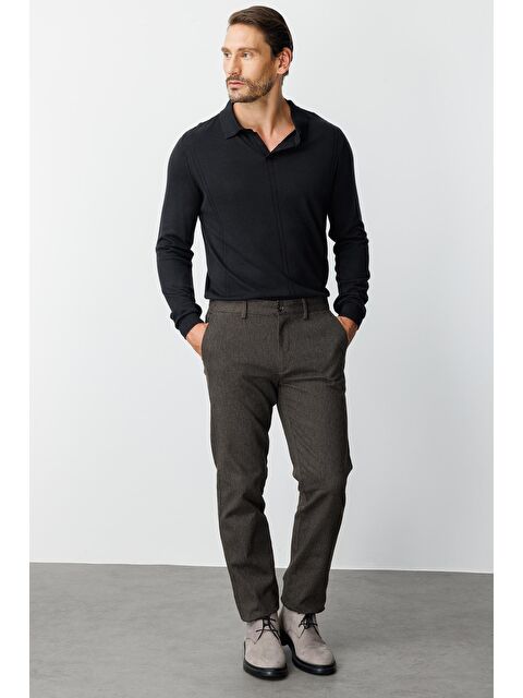 igs Erkek Kahve  / Rahat Kalip Std Pantolon - S000490485-19413