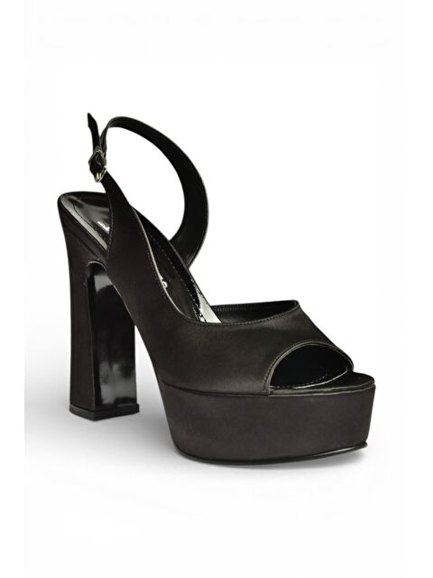 Fox Shoes Siyah Kadın Topuklu Ayakkabı S246059904 - S000531892-19351