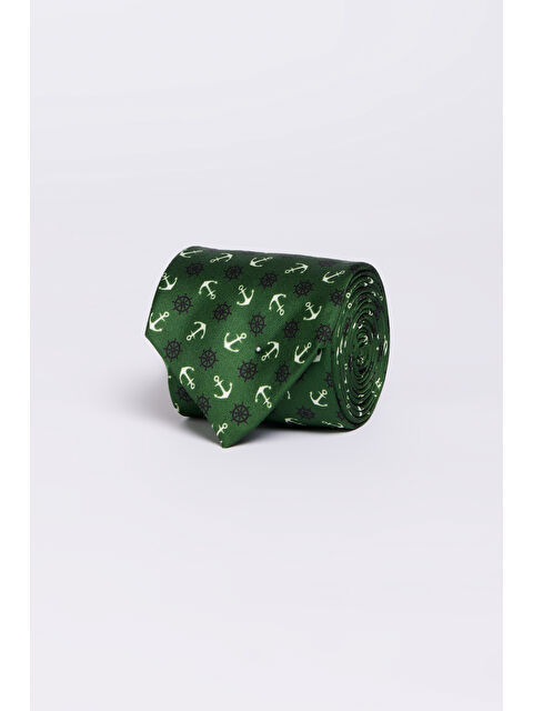 Altınyıldız Classics Erkek Yeşil Desenli Kravat