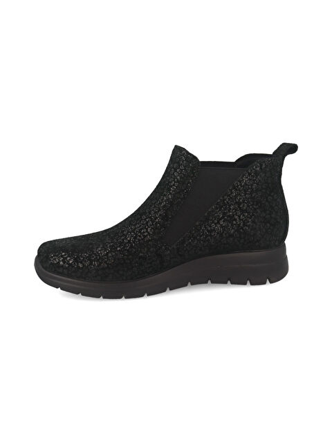 Fly Flot Kadın Bot 27 R17 AX LEATHER WOMAN ANKLE BOOT 2003-Black