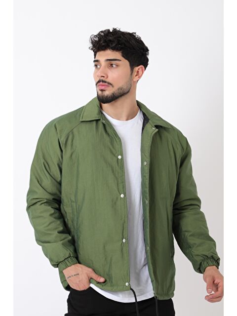 Stilkombin Kırinkıl Kumaş Oversize Erkek Yağmurluk Mevsimlik Arw_50394 - S000283171-18194