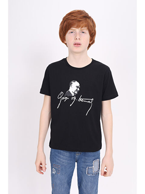 Toontoykids Erkek  Çocuk Atatürk Baskılı Tişört - S000291427-19351