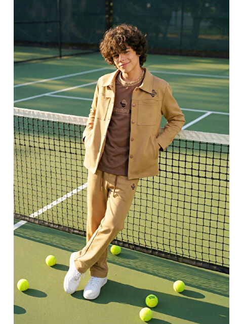 Modanino Erkek Çocuk Ceketli 3'lü Takım (Ceket+T-Shirt+Alt) 6-16 Yaş 12555S10 - S000526851-29705