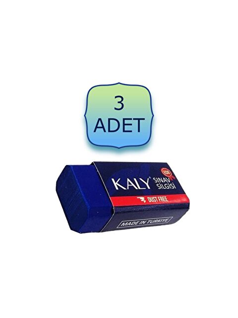 Silka Kaly Sınav Silgisi Mavi 3 Adet Kod:591 - S000212271-27074