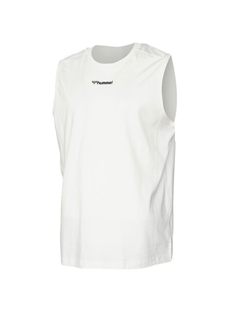 Hummel Drake Erkek Beyaz Yuvarlak Yaka Atlet - S000527022-20063