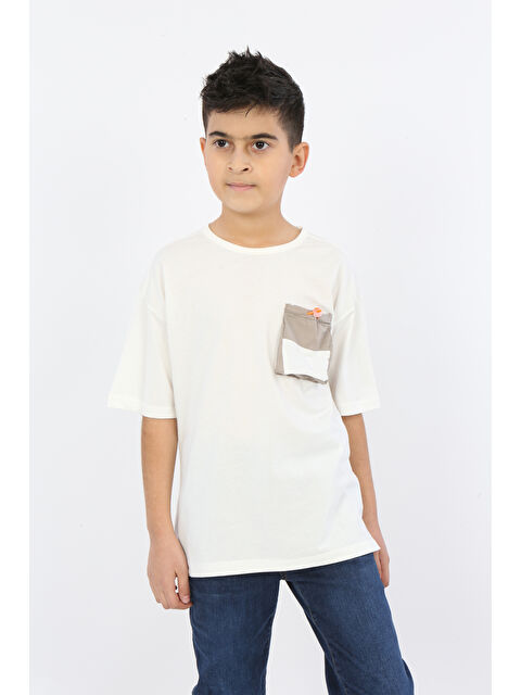 Toontoykids Erkek Çocuk Göğsü Cepli Tişört - S000344788-19965