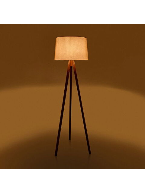 Nisa Luce Tripod Lambader - Kahverengi / Ceviz - 140 cm - S000384223-37319