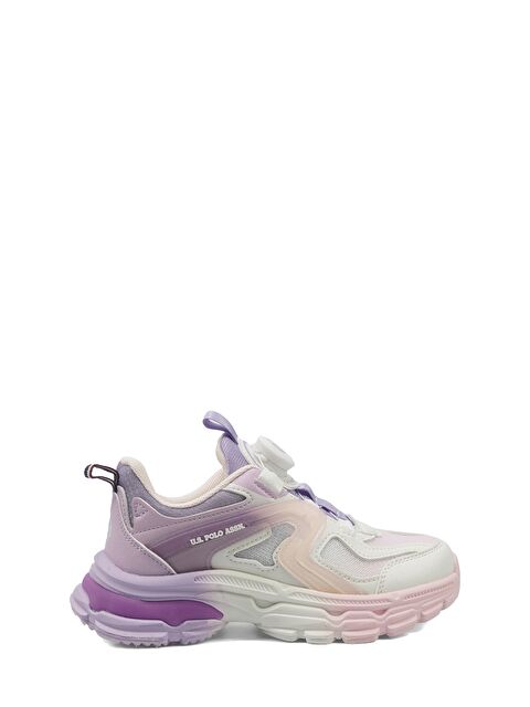 U.S. POLO ASSN. TULLY JR 6FX Lila Kız Çocuk Spor Ayakkabı