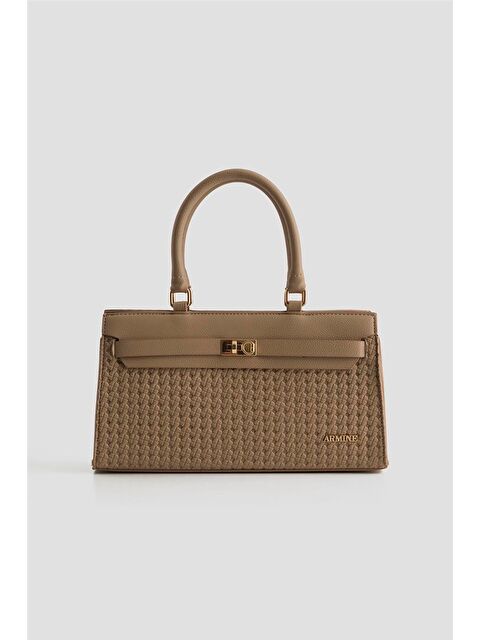 ARMİNE Çanta Örgü 25Yd7407 Vizon - S000491168-19928