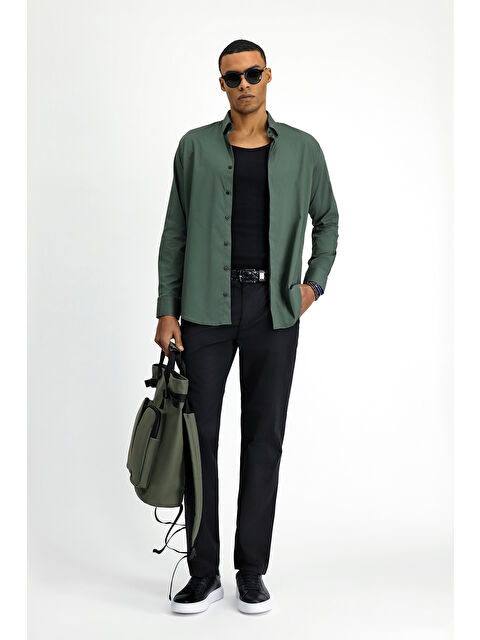 Kiğılı Regular Fit Elastanlı Kanvas / Chino Pantolon - S000411329-19351