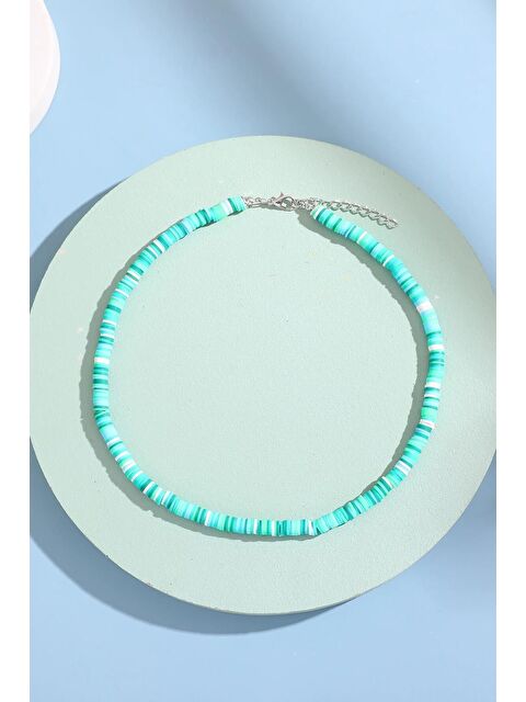 New Obsessions Zebra Çift Renkli Fimo Boncuk Kolye - S000189662-20055