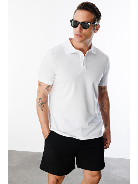 Genius Store Erkek Çekmeyen Pamuklu Kumaş Regular Fit Standart Kesim Polo Yaka Tişört POLOYAKA-T-SHIRT1 - S000370781-20063