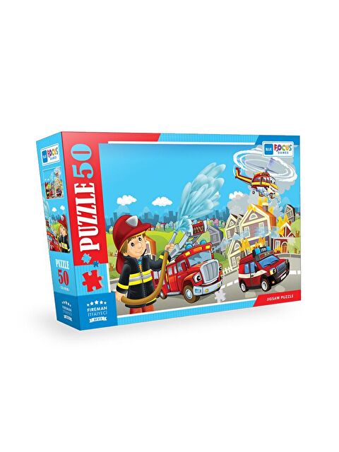 Blue Focus 50 Parça Puzzle - İtfaiyeci (Fıreman) - S000067207-23173