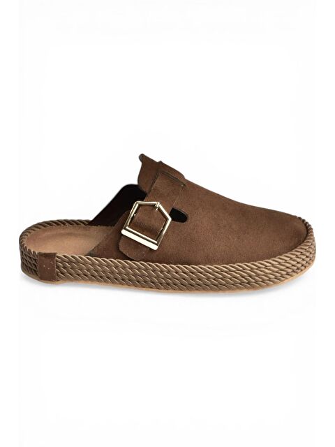 Fox Shoes Kahverengi Kadın Terlik Y596148402