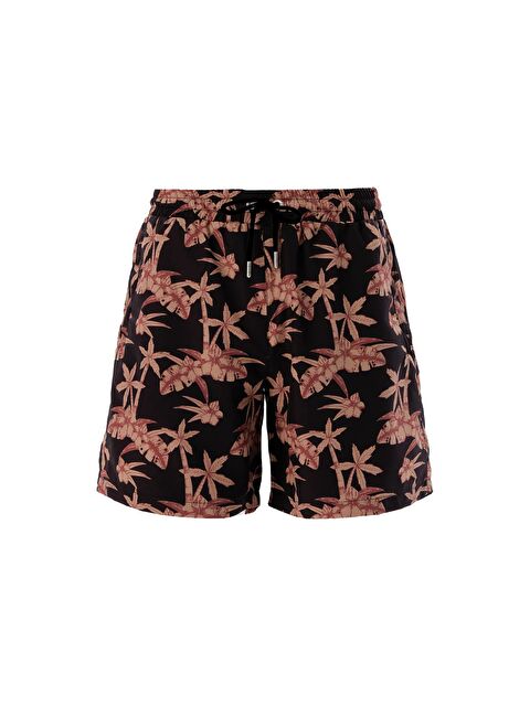 Lapi·eno Erkek Havuz Deniz Şort Desenli Adofo S121 Siyah - S000123386-19351