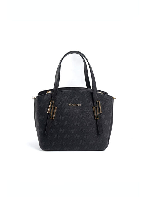 Silver Polo Kadın Omuz Çantası 1021-47348 SILVER POLO BAYAN ÇANTASI M178 SİYAH-MAT SİYAH - S000507407-19351